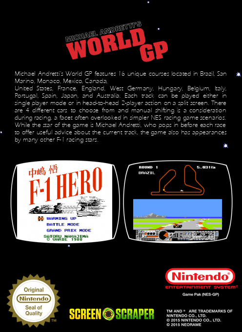 Michael Andretti's World Grand Prix — box-2D-back (SS)