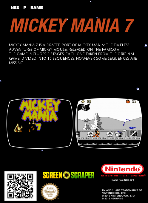 Mickey Mania 7 — box-2D-back (SS)