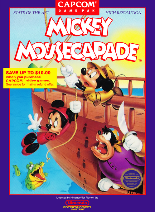 Mickey Mousecapade box art