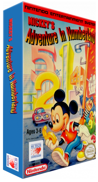 Mickey's Adventures In Numberland — box-3D (US)