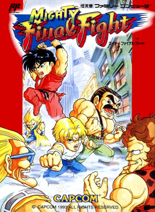 Mighty Final Fight — box-2D (JP)