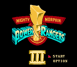 Mighty Morphin - Power Rangers III — sstitle (TW)