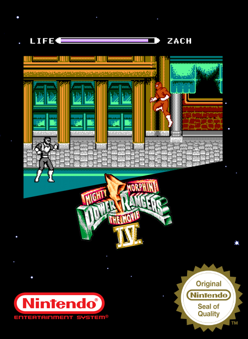 Mighty Morphin' Power Rangers IV - The Movie box art