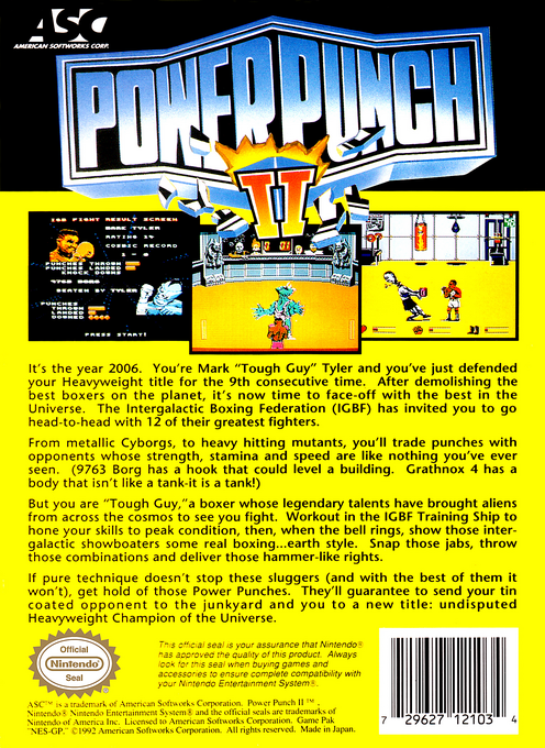 Power Punch 2 — box-2D-back (US)