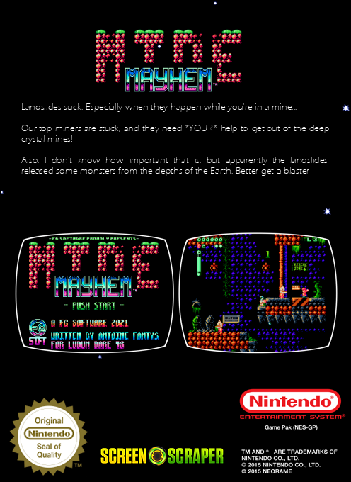 Mine Mayhem — box-2D-back (SS)