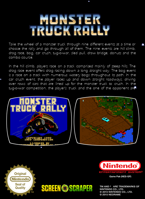 Monster Truck Rally — box-2D-back (SS)