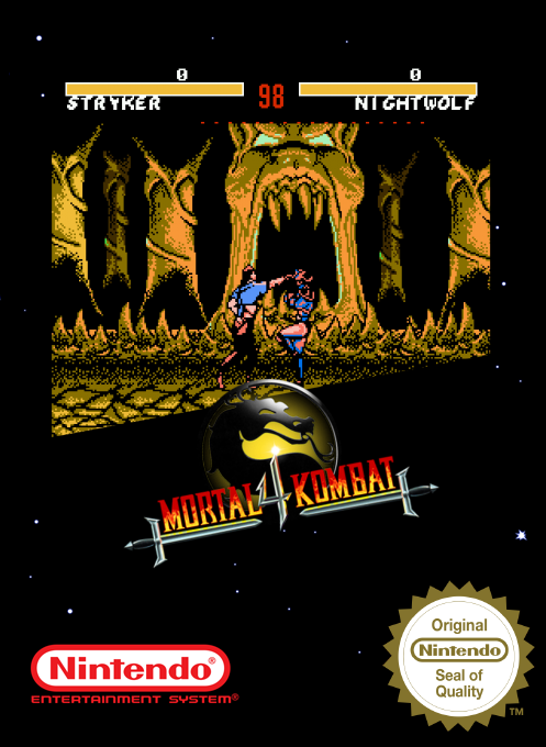 Ultimate Mortal Kombat 4 — box-2D (SS)