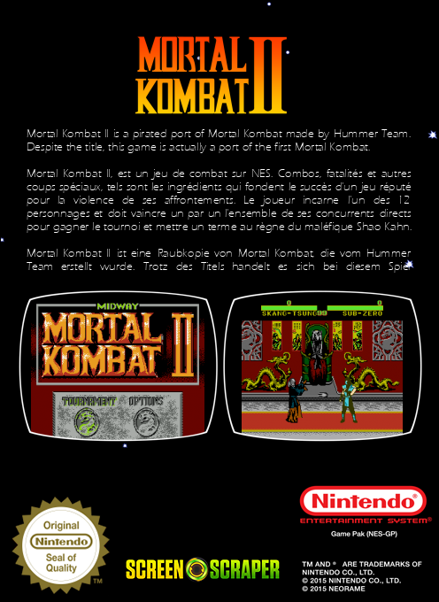 Mortal Kombat 2 — box-2D-back (SS)