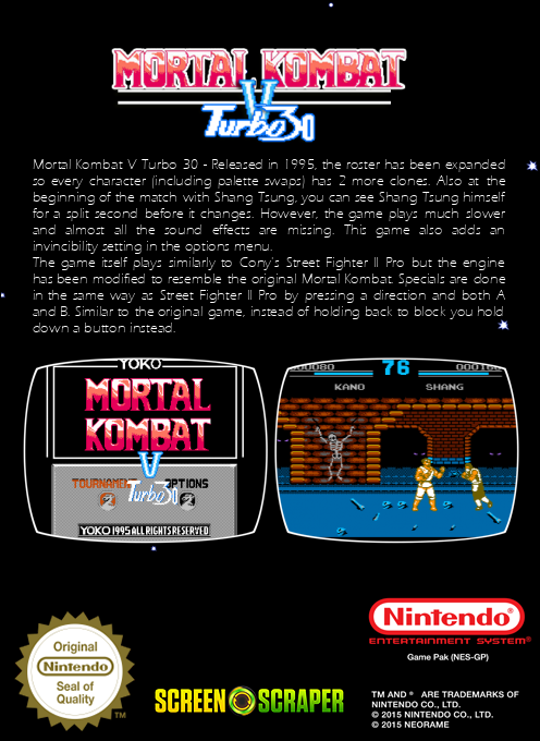 Mortal Kombat V Turbo - 30 People — box-2D-back (SS)