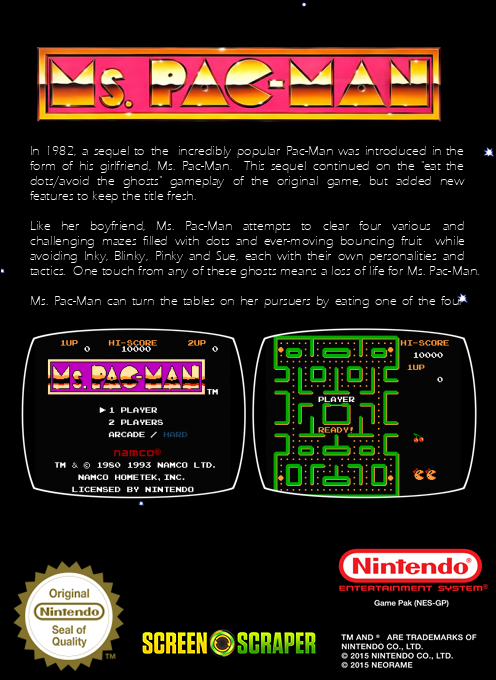Ms. Pac-man — box-2D-back (SS)