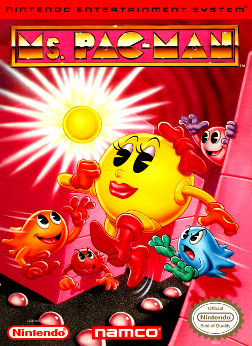 Ms. Pac-man box art