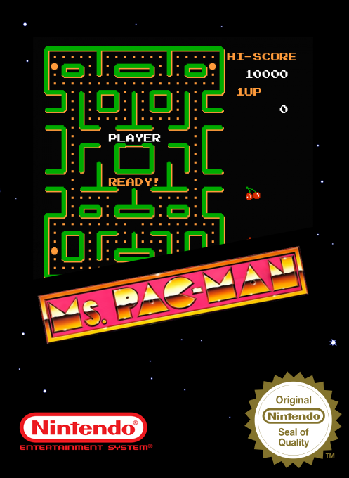 Ms. Pac-man — box-2D (SS)
