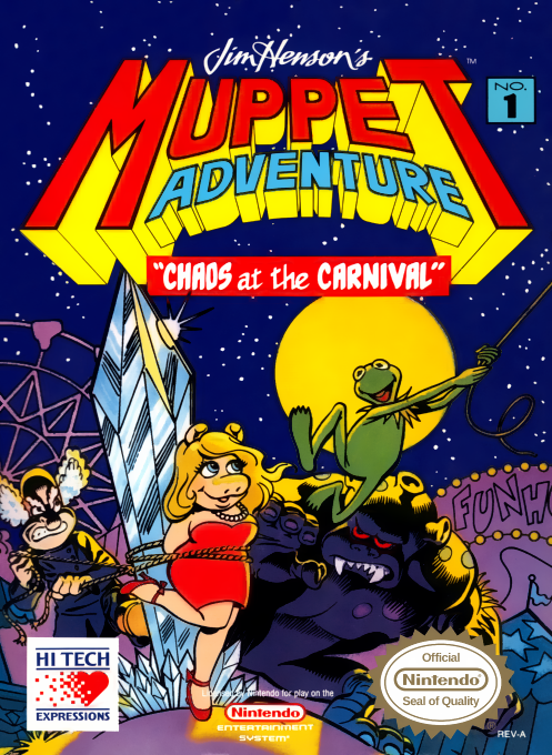 Jim Henson's Muppet Adventure No. 1 - Chaos At The Carnival box art