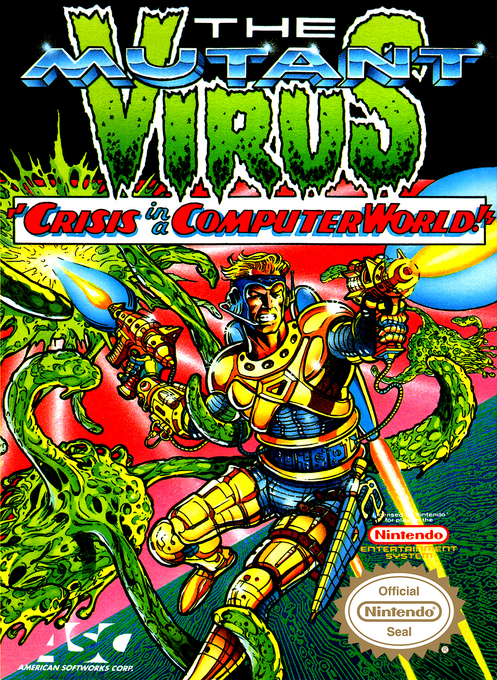 Mutant Virus - Crisis In A Computer World, The box art