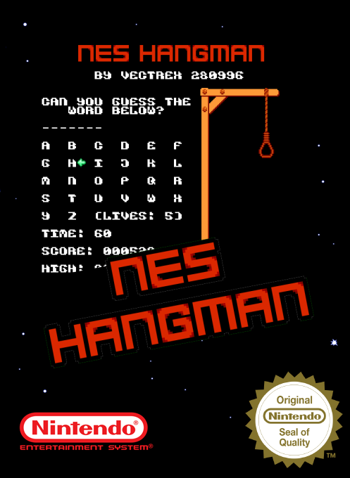 NES Hangman box art