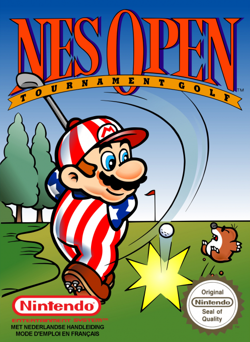 Nes Open Tournament Golf — box-2D (EU)