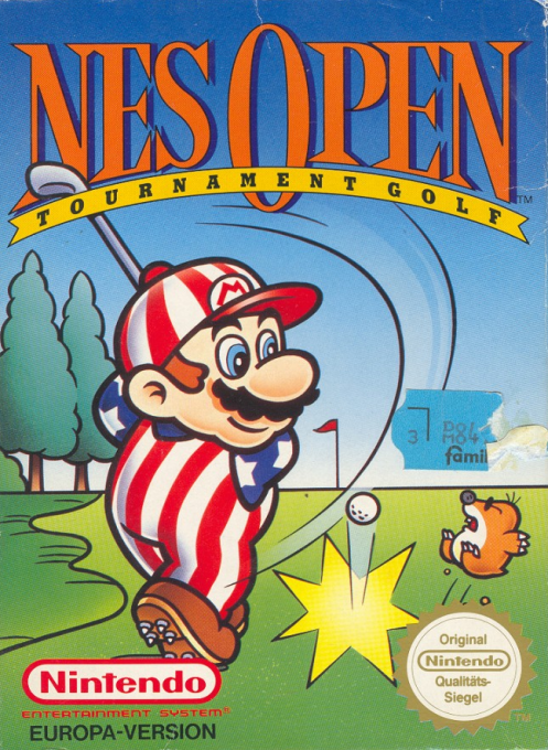 Nes Open Tournament Golf — box-2D (DE)
