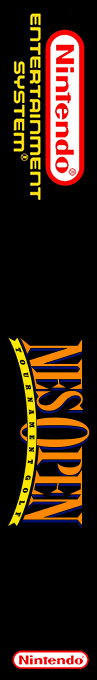Nes Open Tournament Golf — box-2D-side (DE)