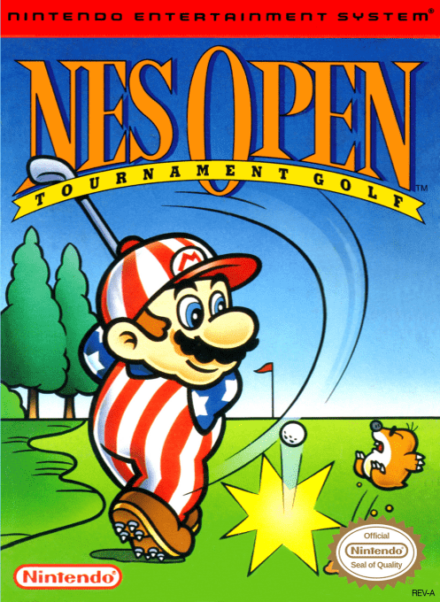 Nes Open Tournament Golf box art