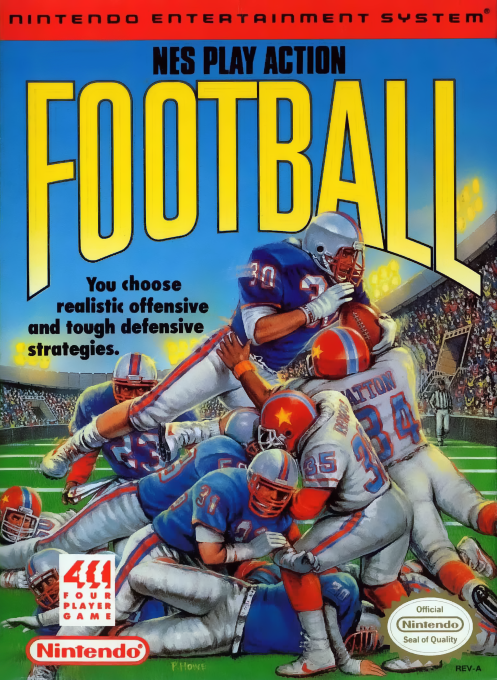 Nes Play Action Football box art