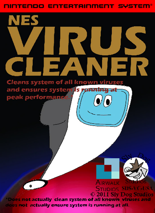 Nes Virus Cleaner box art