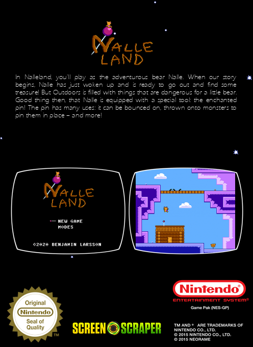 Nalle Land — box-2D-back (SS)