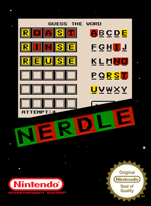 Nerdle box art
