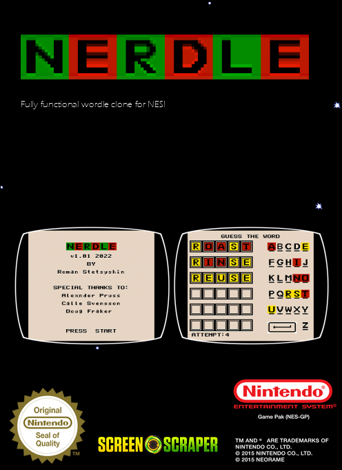 Nerdle — box-2D-back (SS)