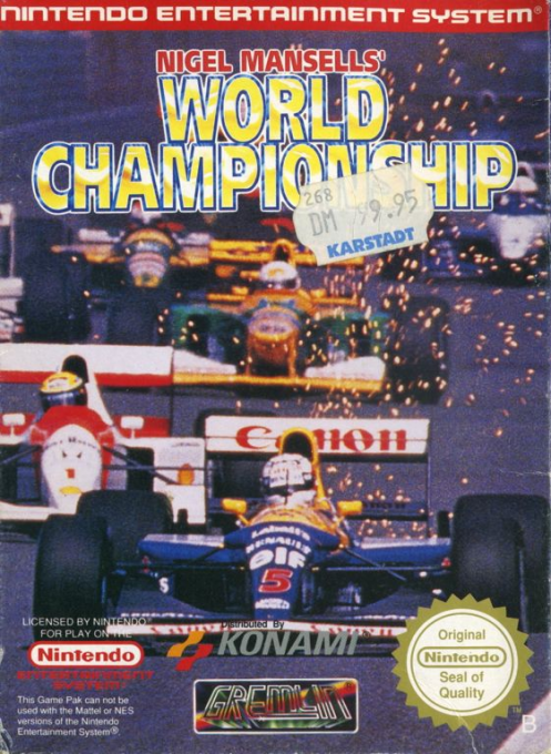 Nigel Mansell's World Championship — box-2D (DE)
