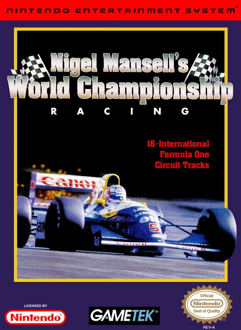 Nigel Mansell's World Championship box art