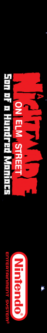 Nightmare on Elm Street, A - Son of a Hundred Maniacs — box-2D-side (SS)