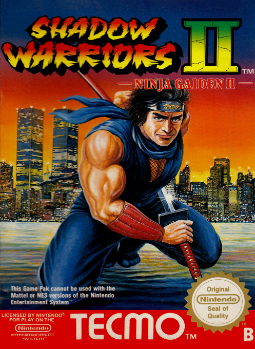Shadow Warriors II - Ninja Gaiden II — box-2D (EU)