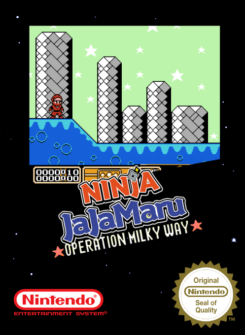 Ninja JaJaMaru - Operation Milky Way — box-2D (SS)