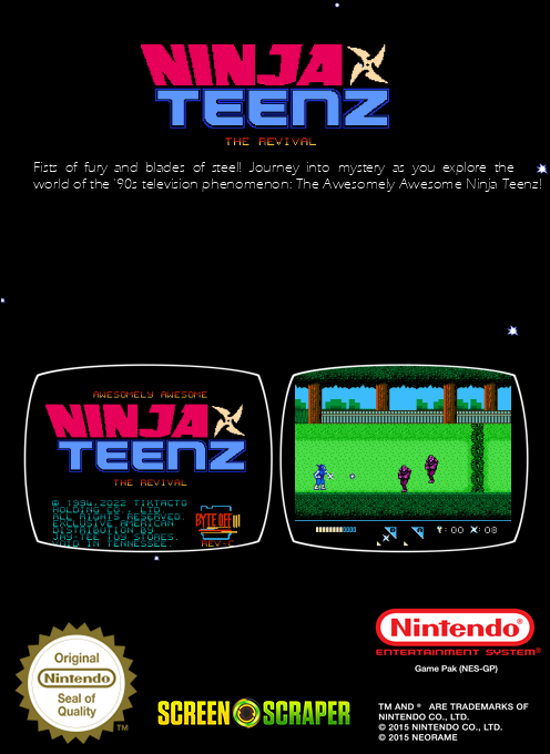 Ninja Teenz - The Revival — box-2D-back (SS)