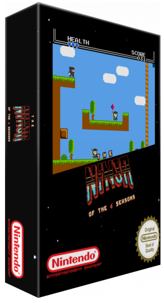 The Ninja of the 4 Seasons — box-3D (SS)