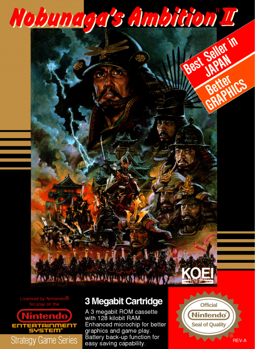Nobunaga's Ambition 2 box art