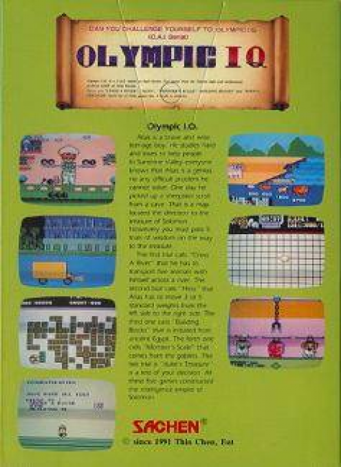 Olympic I.q. — box-2D-back (TW)
