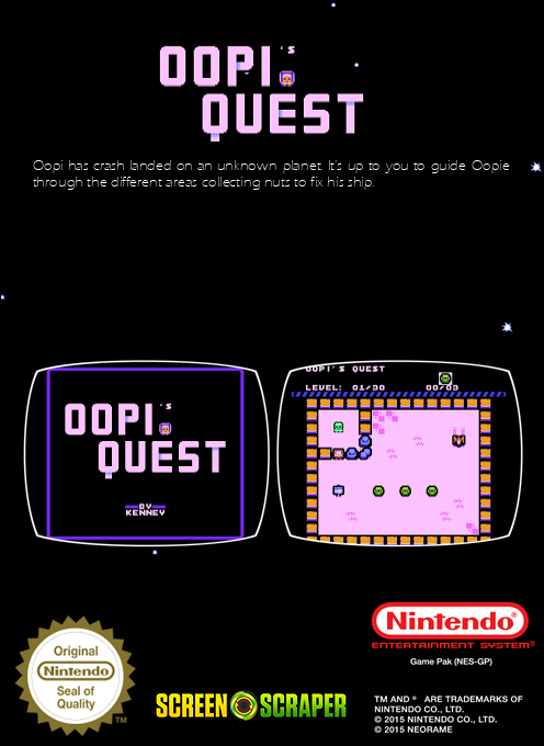 Oopie's Quest — box-2D-back (SS)