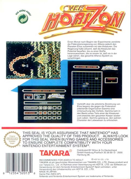 Over Horizon — box-2D-back (DE)