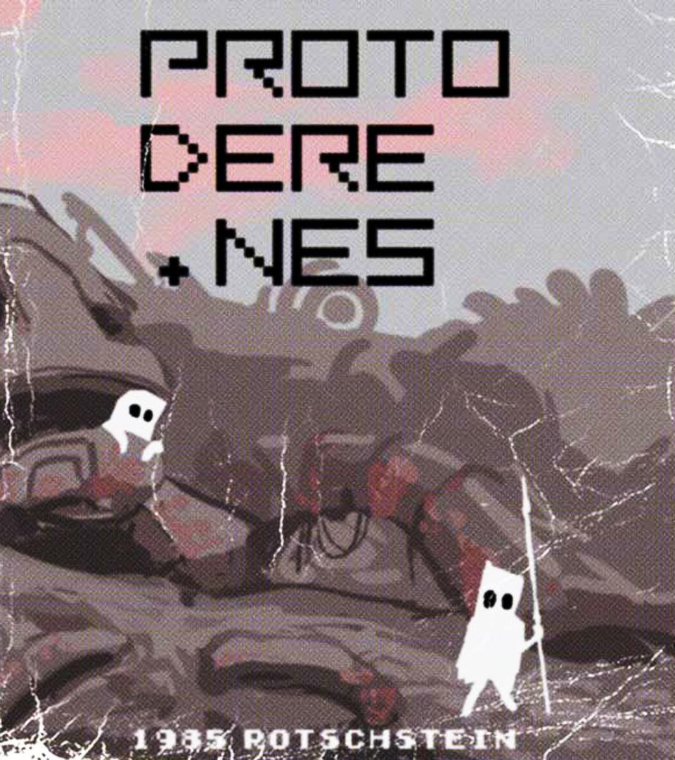 PROTO DERE .NES box art