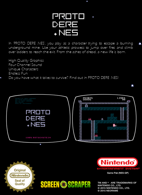 PROTO DERE .NES — box-2D-back (SS)