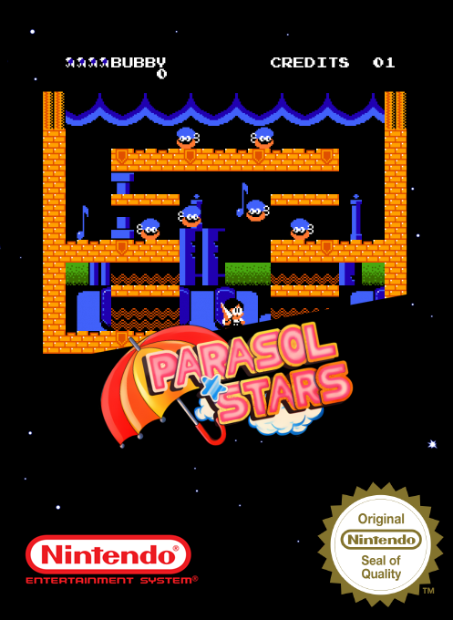 Parasol Stars - Rainbow Islands 2 — box-2D (SS)