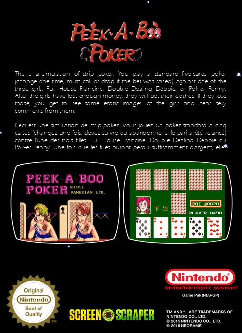 Peek-a-boo Poker — box-2D-back (SS)