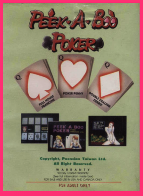 Peek-a-boo Poker — box-2D (JP)