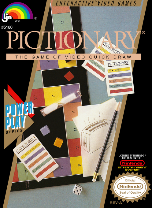 Pictionary - The Game Of Video Quick Draw box art