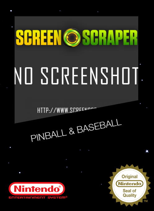 Pinball & Baseball box art