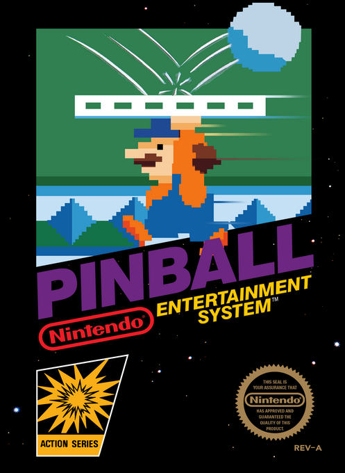 Pinball box art