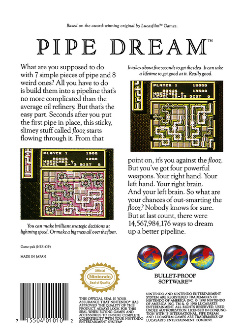Pipe Dream — box-2D-back (US)