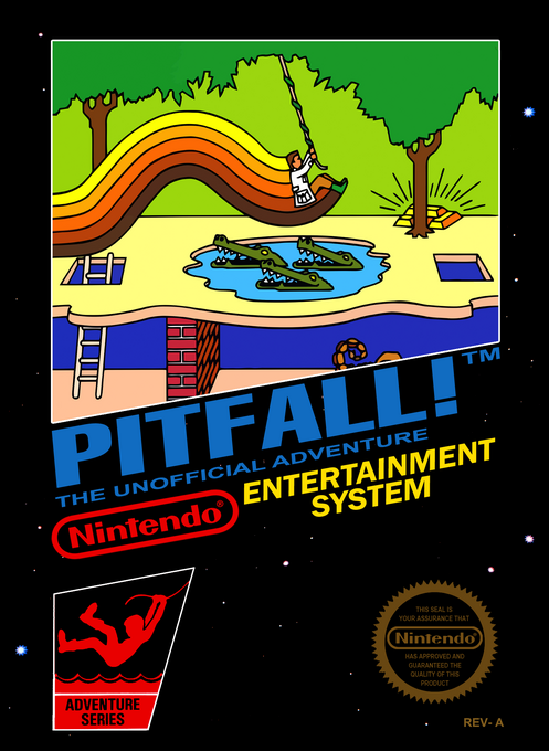 Pitfall - The Unofficial Adventure box art