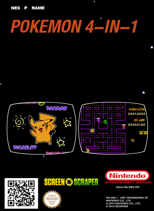 Pokemon 4-in-1 — box-2D-back (SS)